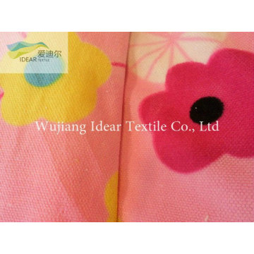 100%Polyester Printed Spun knitted Fabric